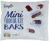 Mini barres chocolatées 5 variétés - Producte