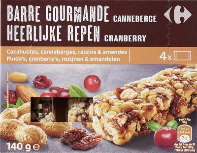 Barre gourmande Canneberge - Prodotto - fr