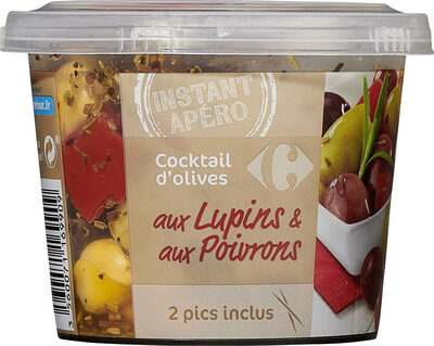 Cocktail d'olives aux lupins et poivrons - Producte - fr