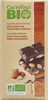 Carrefour BIO Carrés Gourmands,  Chocolat noir Amandes entières - Product