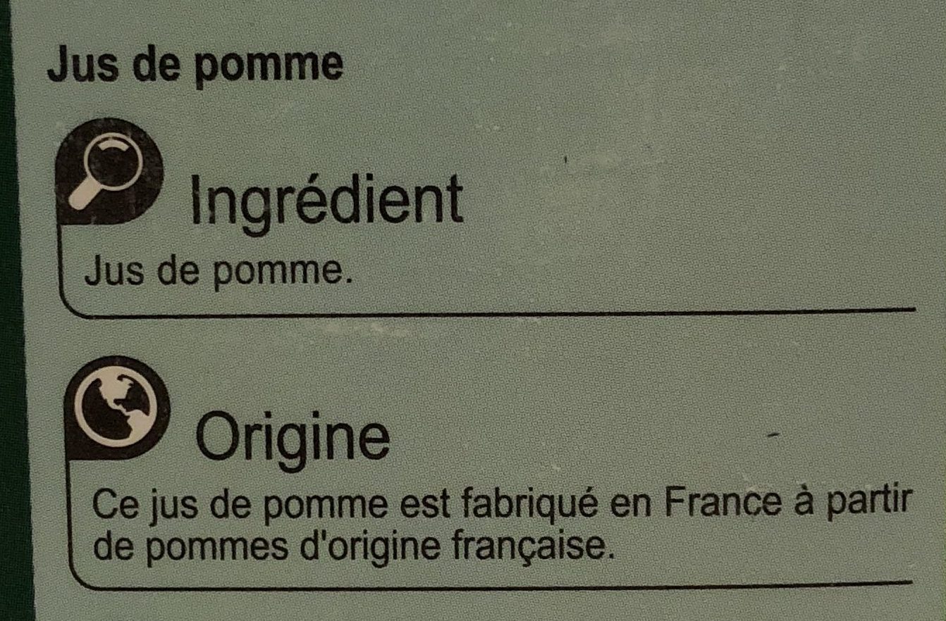 100% PUR JUS Pomme - Ingredienti - fr