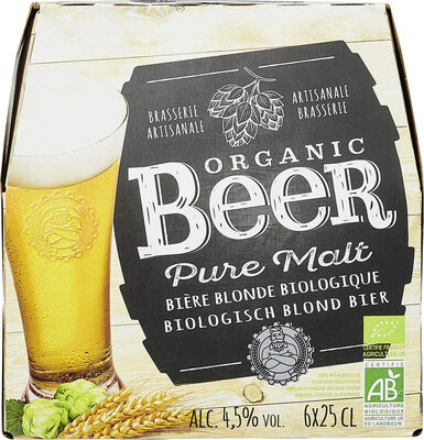 Bière blonde biologique pur malt - Product - fr