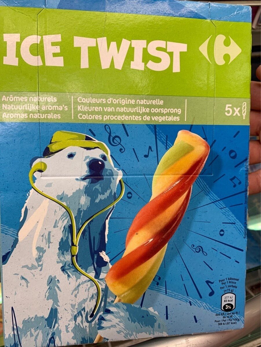Ice Twist - Nutrition facts - fr
