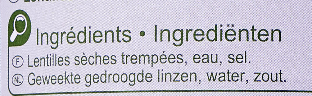 Lentilles - Ingredients - fr