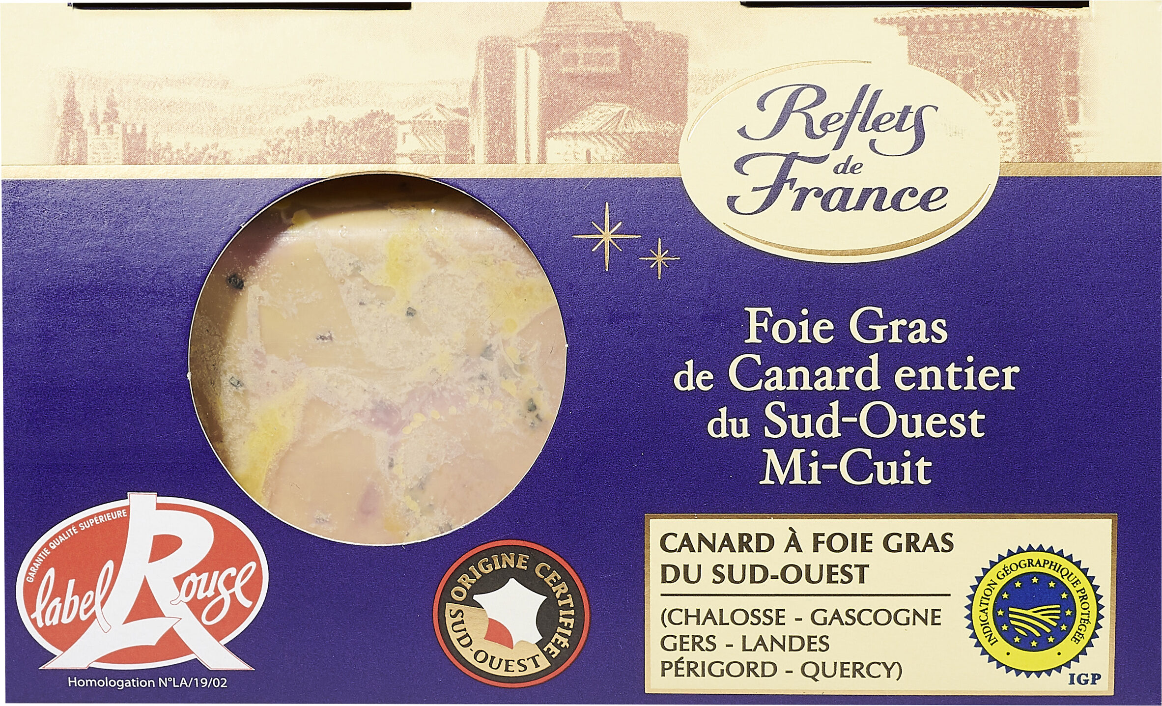Foie gras canard entier Sud-Ouest mi-cuit - Product - fr