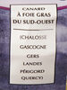 Foie Gras de Canard Entier du SUD-OUEST - Producto