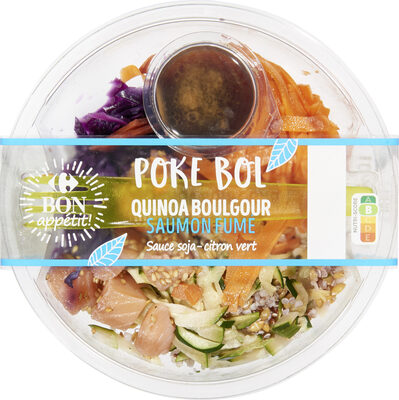 Poke bol quinoa boulgour saumon fume - Produit