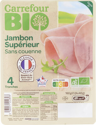 Jambon Supérieur Sans couenne - Product - fr