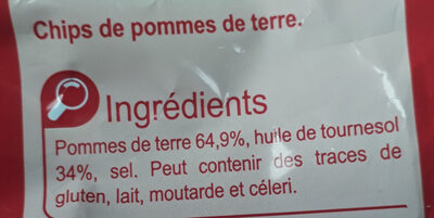 Chips nature - Ingredienti - fr