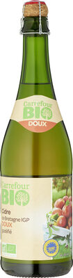 Cidre Bio DOUX gazéifié - Product - fr