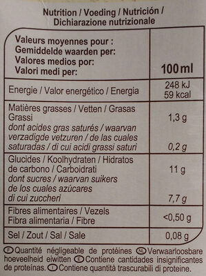 Boisson Végétale Épeautre - Nutrition facts - fr