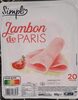 Jambon de paris - Produit