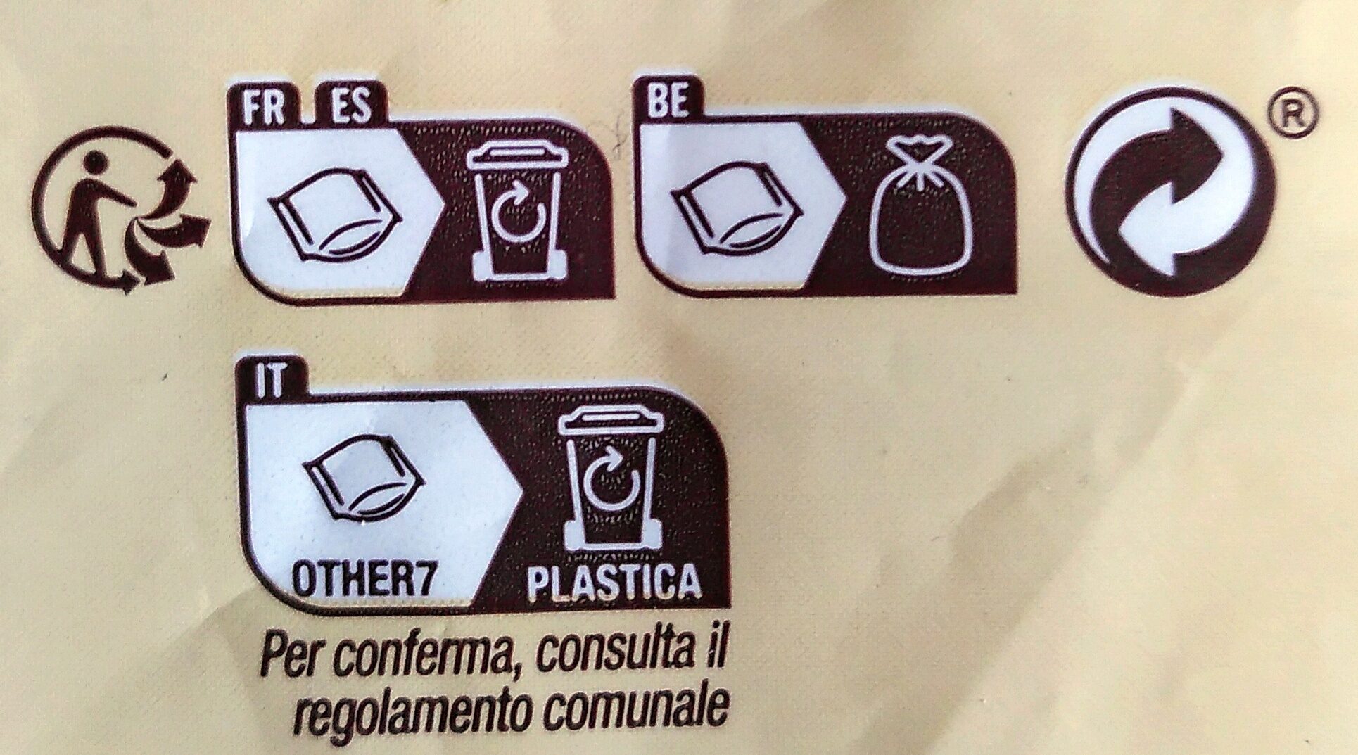 Gnocchi aux pommes de terre - Istruzioni per il riciclaggio e/o informazioni sull'imballaggio - fr