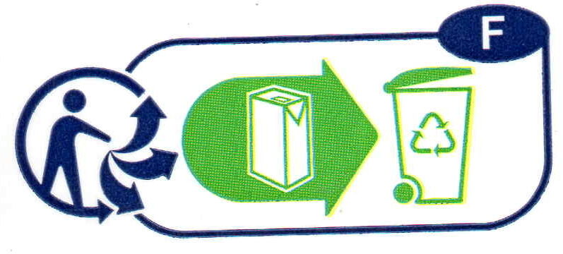 Lait Français - Demi Écrémé - Instruction de recyclage et/ou informations d'emballage