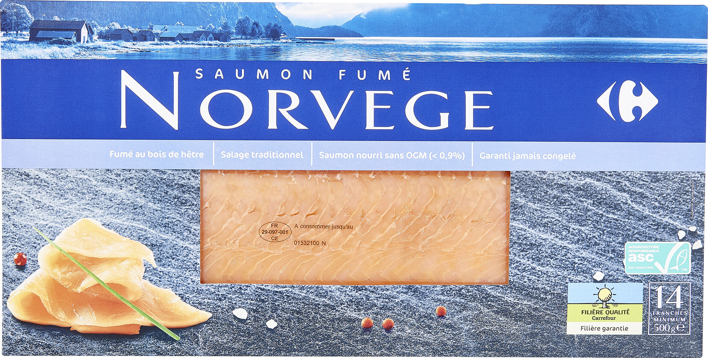 Saumon fumé Norvège - Prodotto - fr
