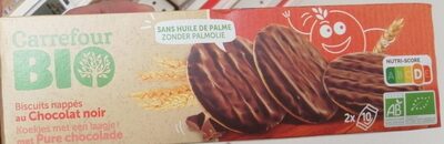 Biscuits nappés au Chocolat noir - Instruction de recyclage et/ou informations d'emballage