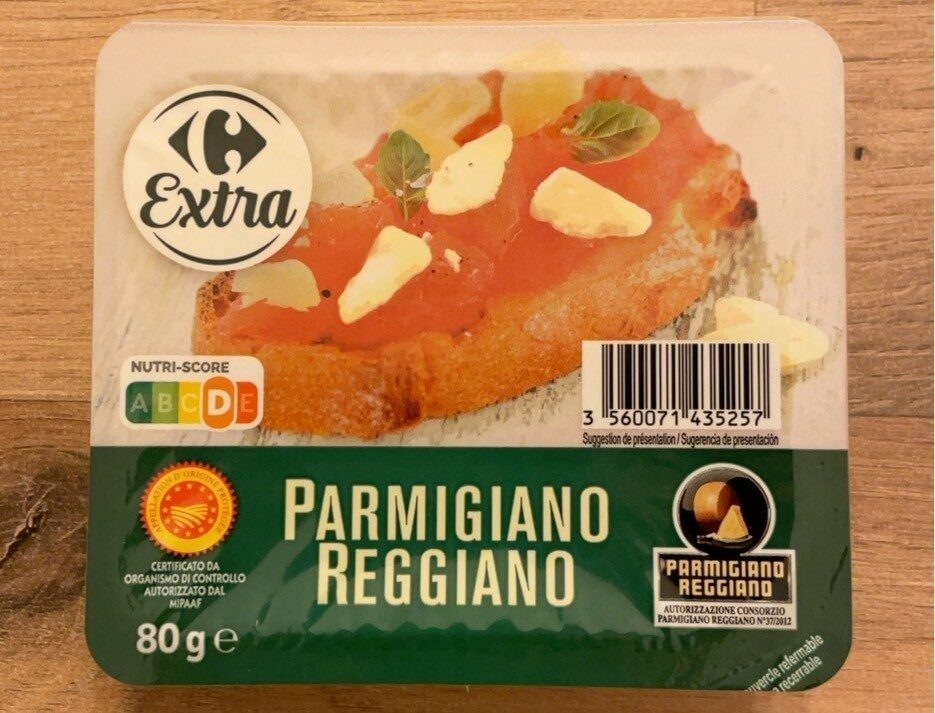 Parmigiano Reggiano - Recycling instructions and/or packaging information - fr