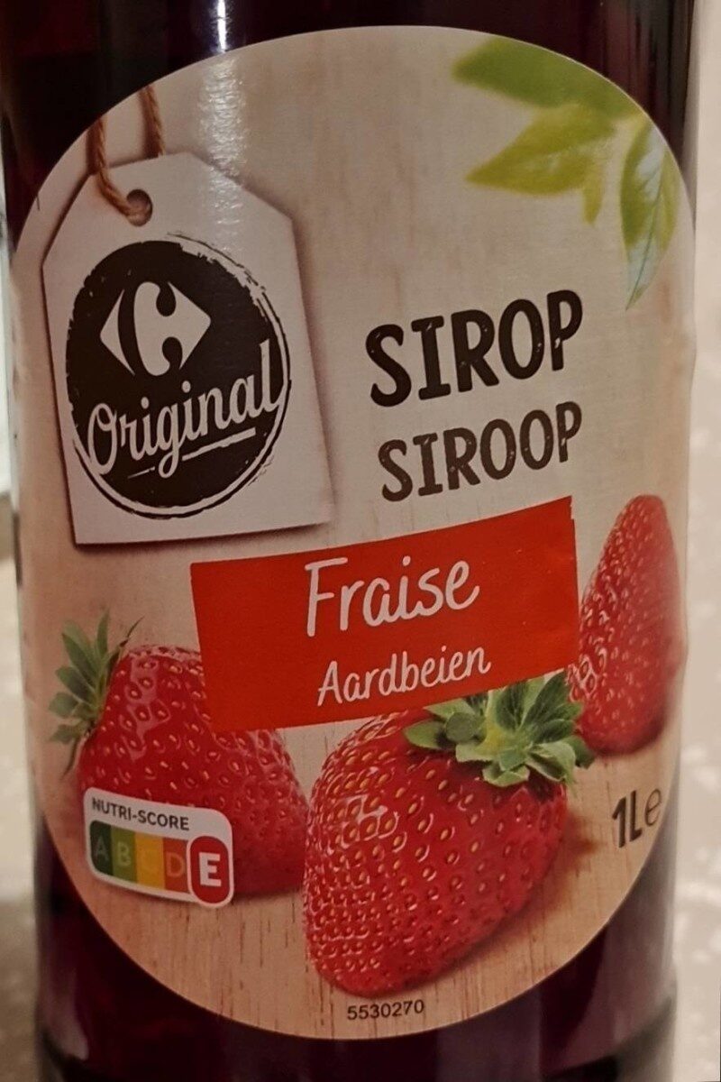 Sirop de fraise - Prodotto - fr