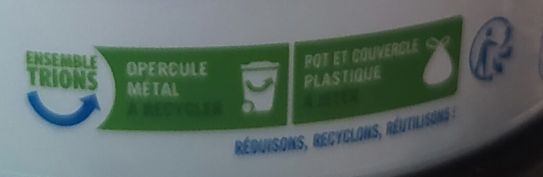 Crème légère 15% MG - Instruction de recyclage et/ou informations d'emballage