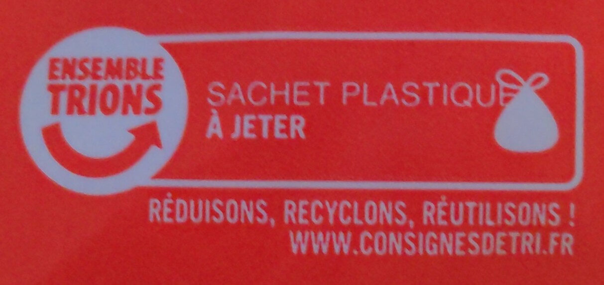 Emmental Français - Instruction de recyclage et/ou informations d'emballage