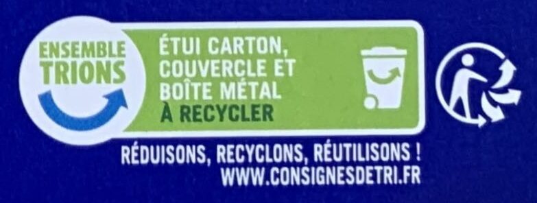 Miettes de thon à la tomate - Recycling instructions and/or packaging information - fr