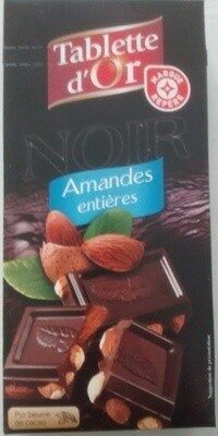 Chocolat noir amandes entières - Produkt - fr