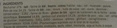 Croques-monsieur - المكونات - fr