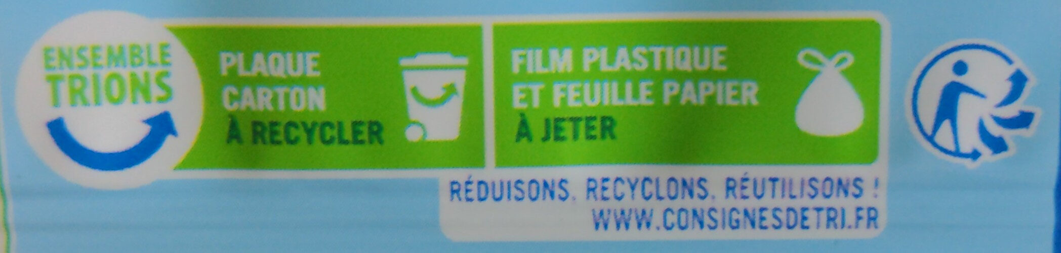 Pâte feuilletée - Recyclinginstructies en / of verpakkingsinformatie - fr