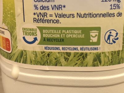 Délisse - Lait demi-écrémé - Recyclinginstructies en / of verpakkingsinformatie - fr