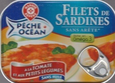 Filets de Sardines à la Tomate et aux petits légumes - Produit
