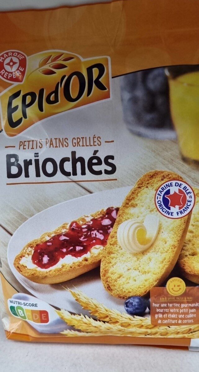Petits pains grillés Briochés - Produit