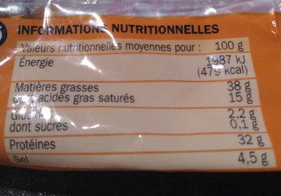 MINI SAUCISSES SECHES 3 x 50 gr - Nutrition facts - fr