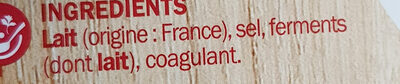 Fromage pour tartiflette - Ingrédients