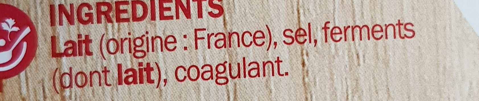 Fromage pour tartiflette - Ingrédients