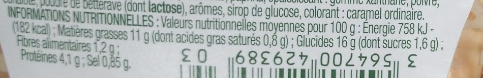Tortis au surimi - Nutrition facts - fr