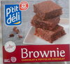 Brownie chocolat et pépites de chocolat - Producto