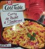 Curry de poulet à l'indienne côté table - Product