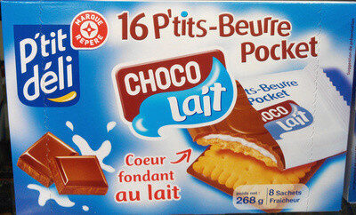 Petit beurre pocket choco-lait x 16 - Product - fr