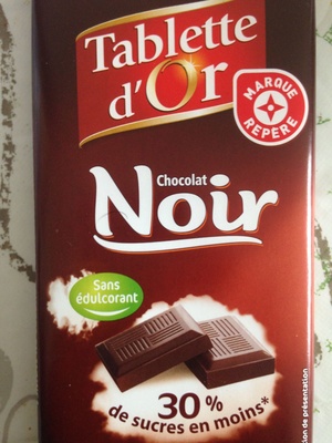 Tablette d'Or - Chocolat Noir - Produit