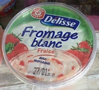 Fromage blanc fraises - Product - fr