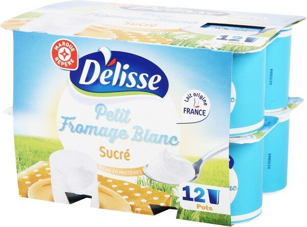 Fromage frais nature sucré - Product - fr