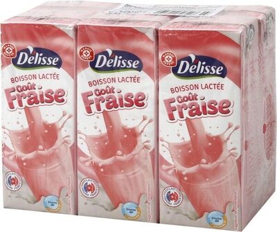 Boisson lactee Delisse Arome fraise - Product - fr