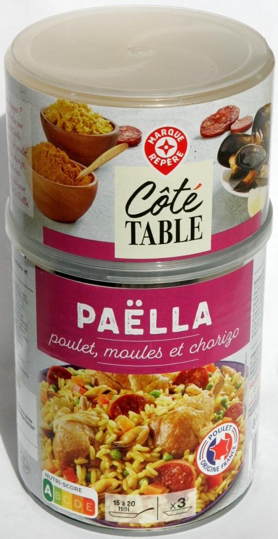 Paëlla (poulet, moules et chorizo) - Produit