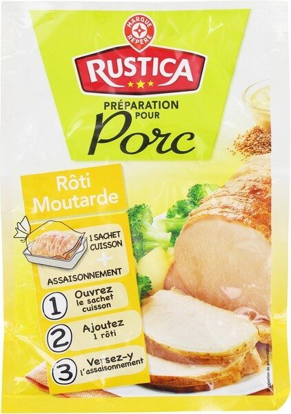 Sachet cuisson rôti à la moutarde - Rustica - 30 g