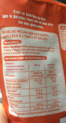 Noix de Pécan - Ingredients - fr