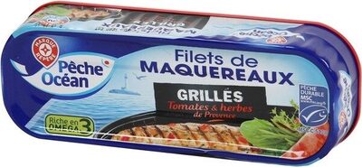 Filets de maquereaux grillés tomate et herbes de Provence - Produit