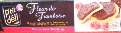 Fleur de framboise au chocolat noir - Produit