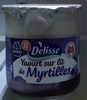 Yaourt gourmand au lait entier sur lit de myrtille - Product