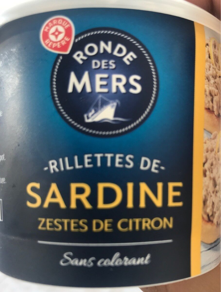 Rillettes de sardine zeste de citron - Product - fr