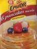 Pancakes sucrés surgelés x 6 - Product